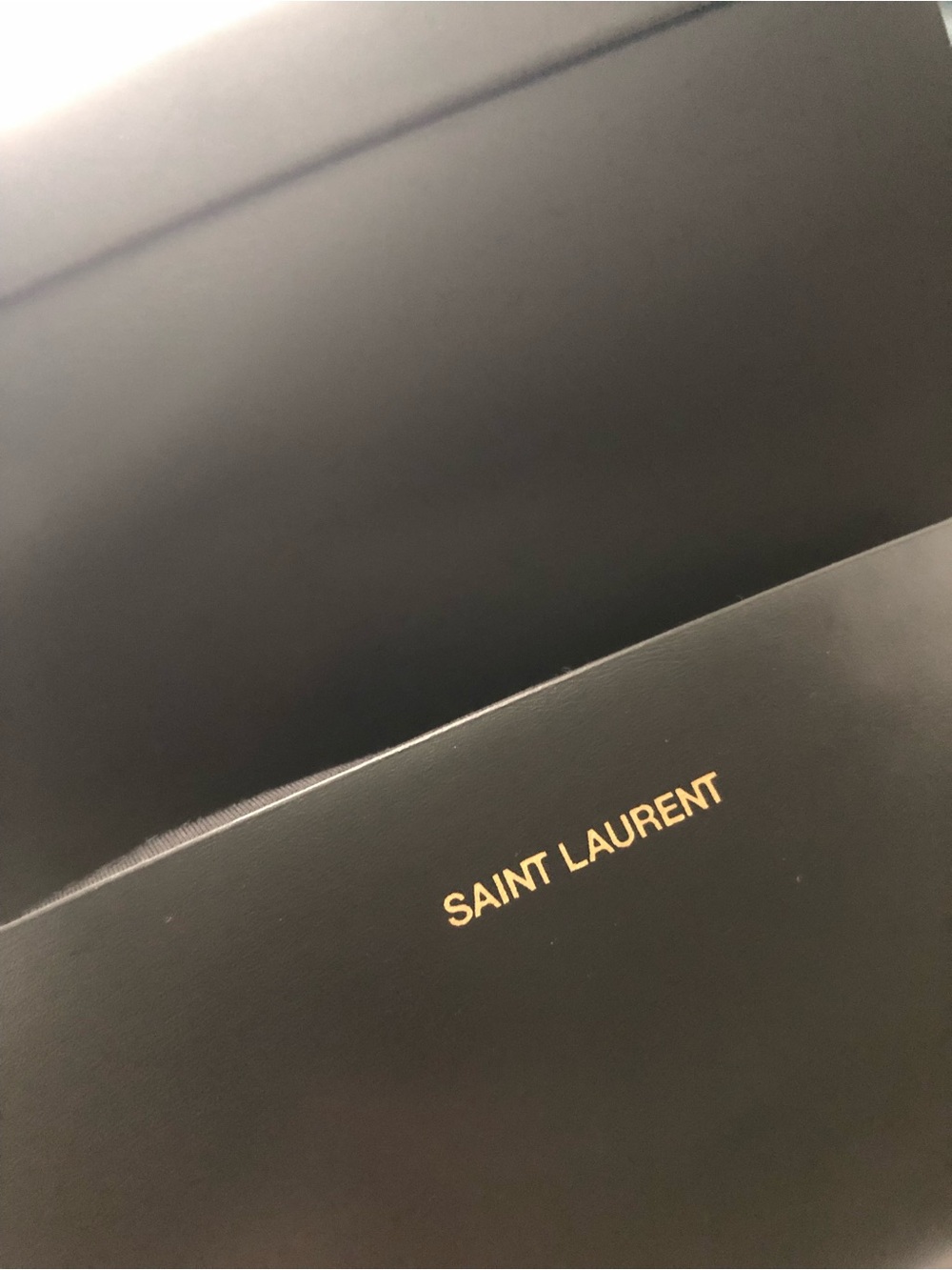 Saint Laurent Tortoiseshell Sunglasses with Green Lenses - Picture 7 of 7